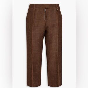 Jacquemus Brown Linen Pants
